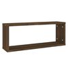 vidaXL Estantes c&uacute;bicos de pared 6 uds madera roble marr&oacute;n 60x15x23 cm