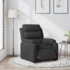 vidaXL Sill&oacute;n reclinable el&eacute;ctrico de tela negro
