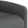 vidaXL Sill&oacute;n reclinable el&eacute;ctrico de tela gris oscuro