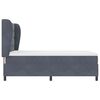 vidaXL Cama tipo Box Spring Gris oscuro 200 x 160 cm Poli&eacute;ster