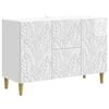 vidaXL Aparador Blanco Brillante 89 x 34,5 x 60 cm