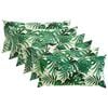 vidaXL Funda de almohada 6 pcs HEERLEN Estampado de hojas 40 x 80 cm