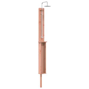 vidaXL Ducha exterior 246 cm Madera Dura de Douglas y Acero Inoxidable