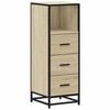 vidaXL Armario de ba&ntilde;o madera contrachapada roble Sonoma 35x37,5x100cm