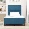 vidaXL Cama tipo Box Spring Azul Oscuro 120 x 190 cm Terciopelo