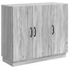vidaXL Aparador Gris Sonoma 89 x 34,5 x 77 cm Madera de Ingenier&iacute;a