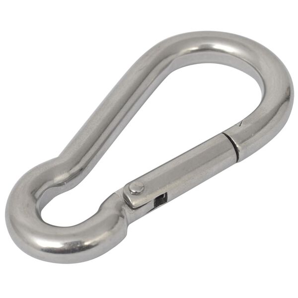 vidaXL Kit de montaje de toldo de vela 5 piezas acero inoxidable