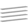 vidaXL Estante estanter&iacute;a 8uds contrachapada gris hormig&oacute;n 80x10x1,5cm