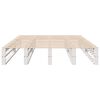 vidaXL Estructura de cama sin colch&oacute;n madera de pino blanca 140x190 cm