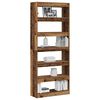 vidaXL Librer&iacute;a Madera vieja 80 x 30 x 198 cm Madera de ingenier&iacute;a