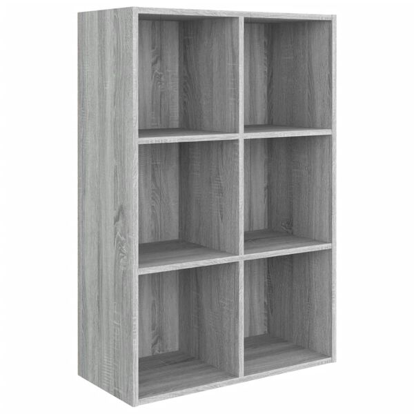 vidaXL Estanter&iacute;a/Aparador madera contrachapada gris Sonoma 66x30x98cm