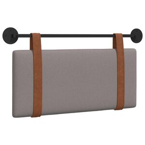 vidaXL Cabecero colgante Taup&eacute; PU antiguo