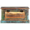 vidaXL Banco zapatero de madera maciza reciclada