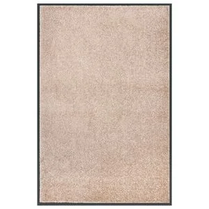 vidaXL Felpudo beige 80x120 cm