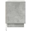 vidaXL Armario de Noche 2 pcs Gris Concreto 44 x 34,5 x 45 cm