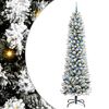 vidaXL &Aacute;rbol de Navidad artificial Blanco 240 cm PVC, Metal y Pl&aacute;stico