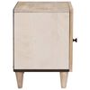 vidaXL Armario de Noche 2 pcs Beige 40 x 33 x 46 cm