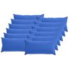 vidaXL Funda de almohada 12 uds. HEERLEN Azul Royal 40 x 80 cm