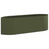 vidaXL Cama de Jard&iacute;n Elevada Verde oliva 140 x 40 x 40 cm Acero