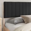 vidaXL Estructura de Cama con Cabecera Tapizada Negro 200 x 200 cm