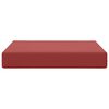 vidaXL Coj&iacute;n para sof&aacute; de exterior Rojo vino tinto 60 x 60 x 8 cm