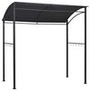 vidaXL Cenador de barbacoa acero gris antracita 215x150x220 cm