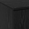 vidaXL Highboard Roble negro 60 x 35 x 180 cm Madera contrachapada