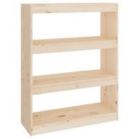vidaXL Estantería/divisor de espacios madera de pino 80x30x103,5 cm