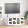 vidaXL Mueble de TV brillante 100 x 35 x 40 cm Madera de ingenier&iacute;a