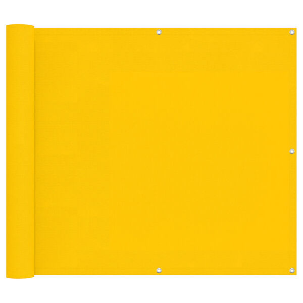 vidaXL Pantalla de Balc&oacute;n Amarillo 90 x 200 cm