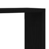 vidaXL Estanterías de pared 2 pcs Roble negro 50 x 15 x 85 cm