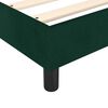 vidaXL Cama box spring con colch&oacute;n terciopelo verde oscuro 90x190 cm