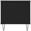 vidaXL Mesa de centro madera contrachapada negro 90x44,5x45 cm