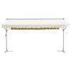 vidaXL Toldo de pie independiente color crema 600x300 cm