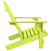 vidaXL Silla Adirondack de jardín 2 plazas madera maciza abeto verde