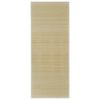 vidaXL Alfombra rectangular de bamb&uacute; natural 120 x 180 cm