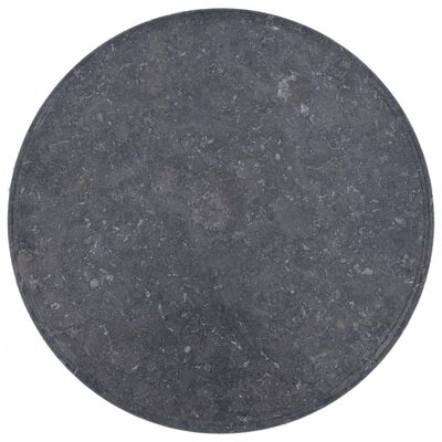 vidaXL Tablero para mesa mármol gris Ø60x2,5 cm