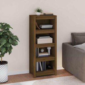 vidaXL Estanter&iacute;a madera maciza de pino marr&oacute;n miel 50 x 35 x 125,5 cm