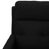 vidaXL Sillón de masaje de tela negro