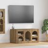 vidaXL Mueble de TV Roble artesanal 80 x 35 x 40 cm