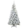 vidaXL Árbol de Navidad artificial con ramas articuladas 240 cm