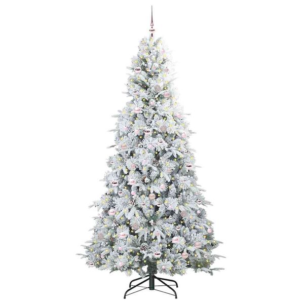 vidaXL Árbol de Navidad artificial con ramas articuladas 240 cm