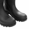 vidaXL Botas de agua con calcetines extra&iacute;bles negro n&uacute;mero 46 PVC