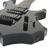 vidaXL Guitarra eléctrica para principiantes con funda negro 4/4 39"