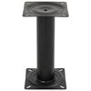 vidaXL Pedestal para asiento de barco acero negro 33 cm