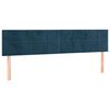 vidaXL Cama box spring con colch&oacute;n terciopelo azul oscuro 160x200 cm