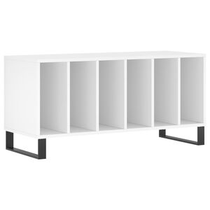 vidaXL Mueble para discos madera contrachapada blanco 100x38x48 cm