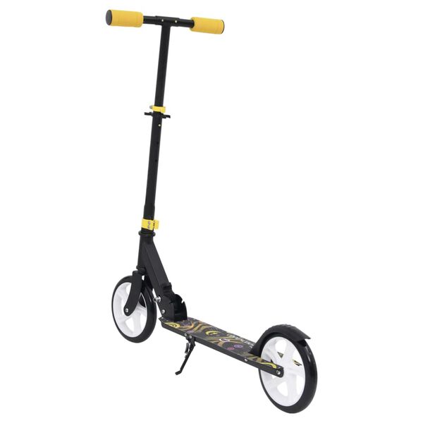 vidaXL Patinete infantil de 2 ruedas con manillar ajustable amarillo