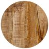 vidaXL Mesa de centro hierro y madera maciza de mango 35x35x45 cm