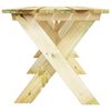 vidaXL Juego de comedor de jard&iacute;n 5 piezas madera de pino impregnada